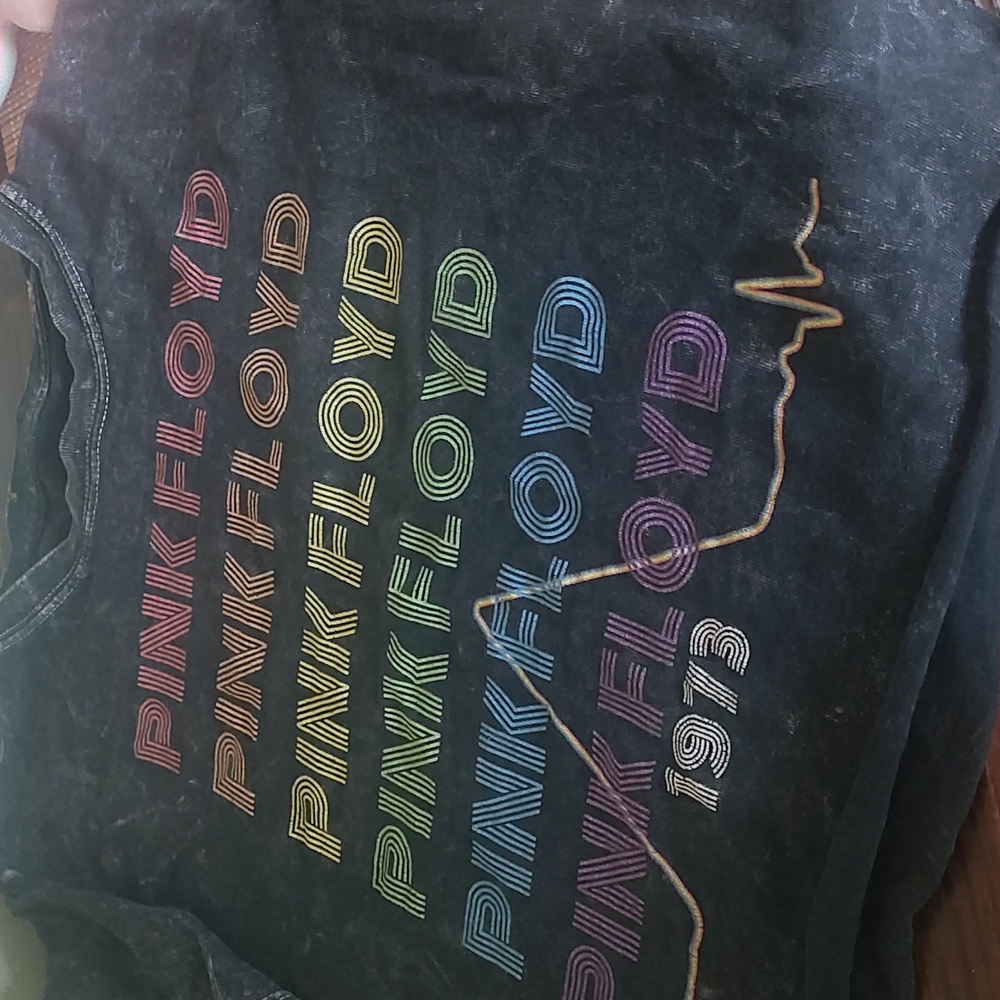Pink Floyd FADED style Crop Top